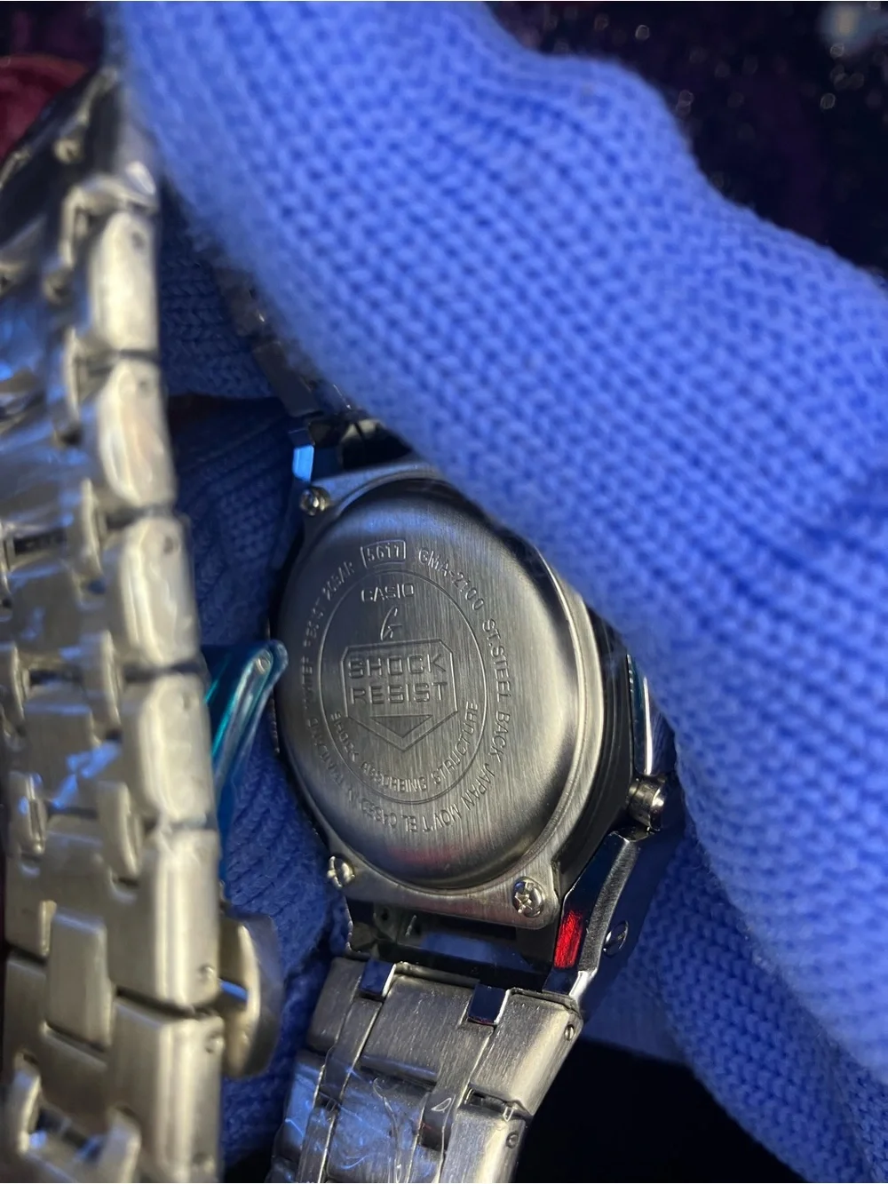 Custom G Shock grey and rainbow dial Ap style